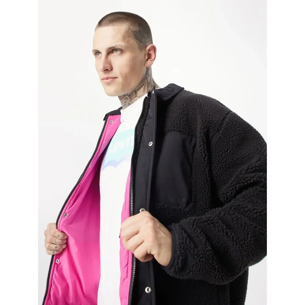 Levi's‎ Buchanan Sherpa Men's Jacket Size Small Black Meteorite - Picture 11 of 16